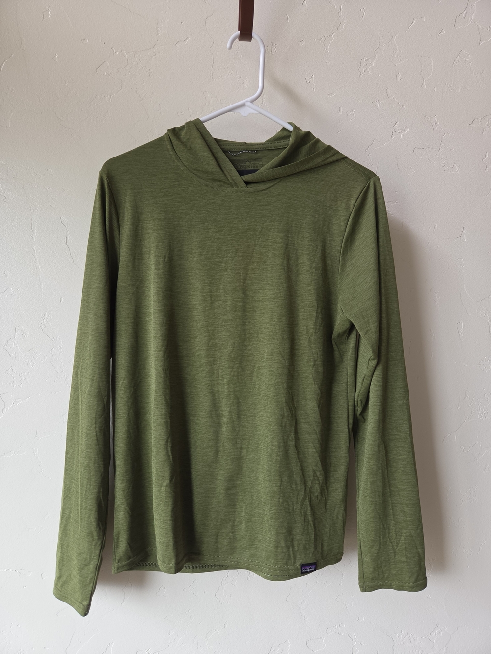 Patagonia Men's Olive Green Long-Sleeve Capilene Shirt